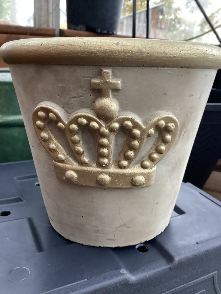 Ceramic pot - crown