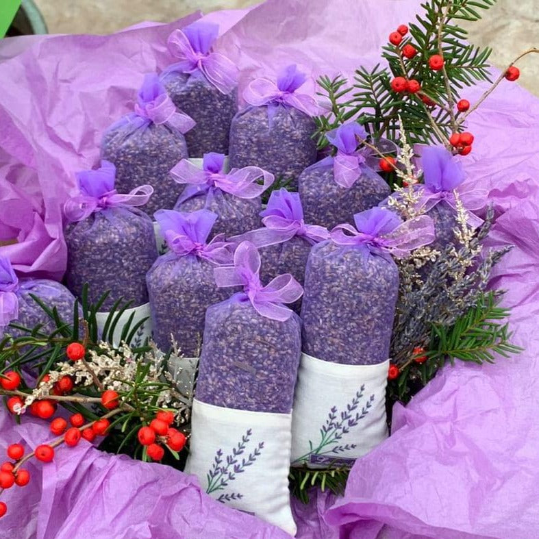 Holiday Lavender Sachet Gift Box