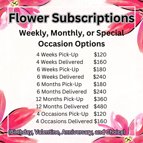Subscription - “Floral Packages”