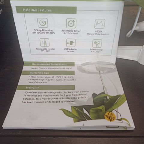 SunBlaster- Halo 360 indoor grow light