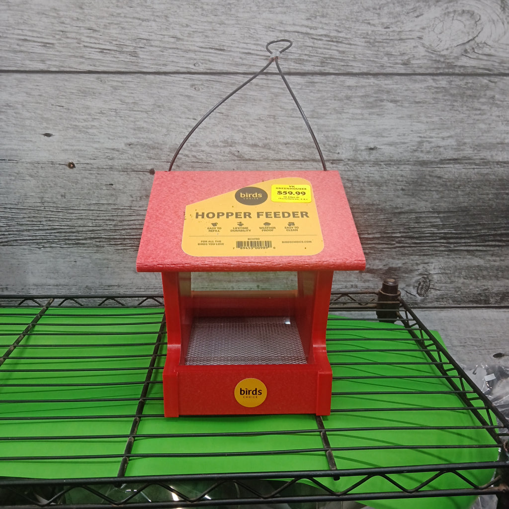Hopper Feeder (Red)