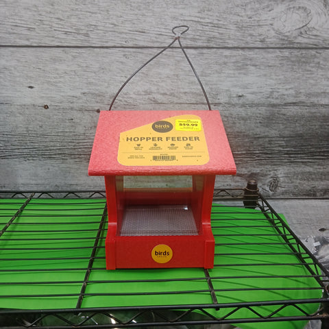 Hopper Feeder (Red)