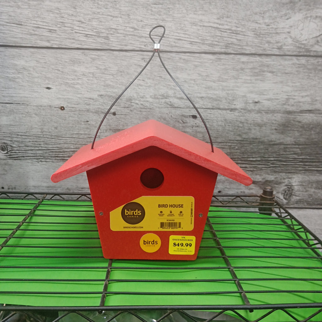Bird House (Red)
