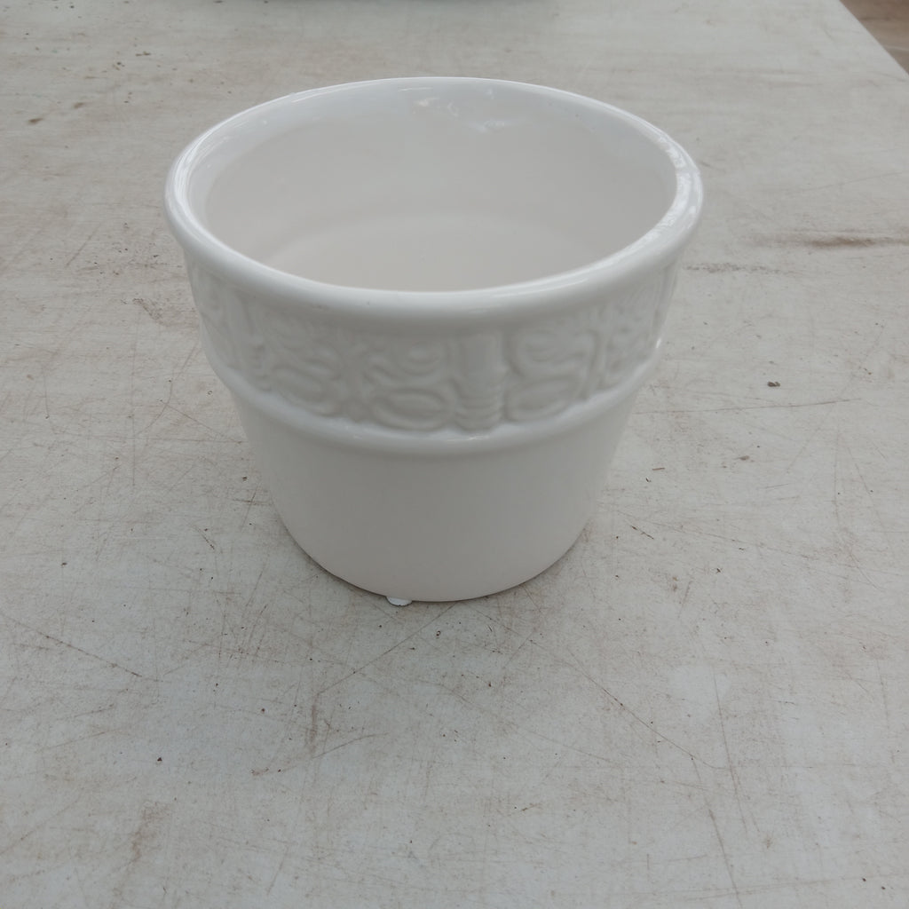 Ceramic White Pot
