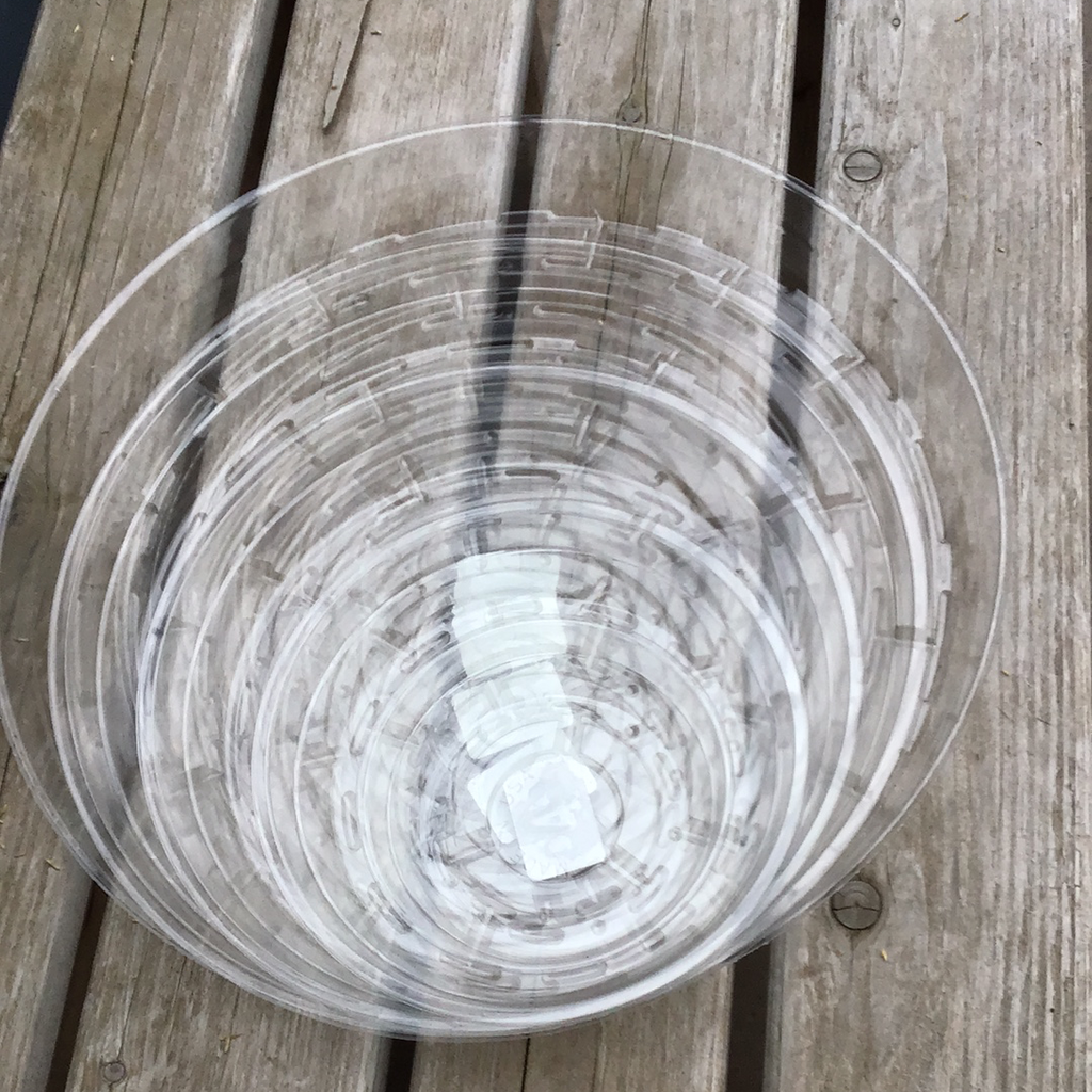 Round Clear Trays