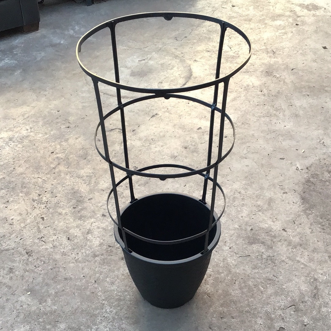 plant pot cage Tomato cage planter – Vankampens Greenhouses